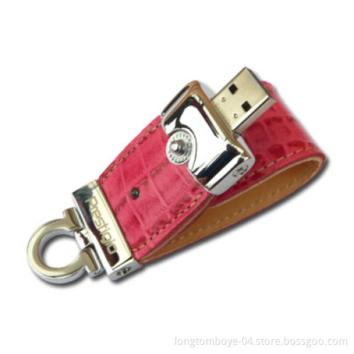 Full Memory Leather USB Flash Stick